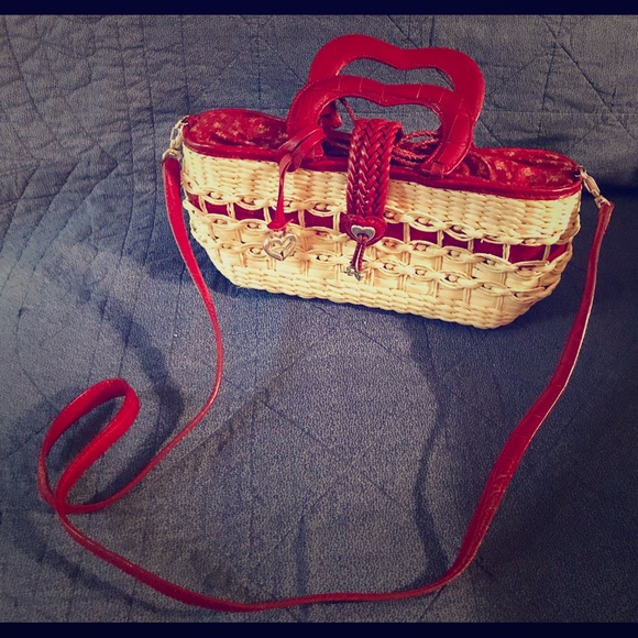 Brighton Red Small Handbag - Picture 1 of 3